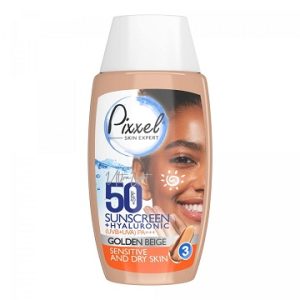 Pixxel Golden Beige Dry AND Sensitive AND Normal skin Sunscreen