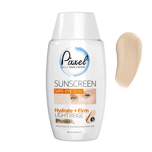 Pixxle Sunscreen Cream Tinted Light Beige SPF35 50ml